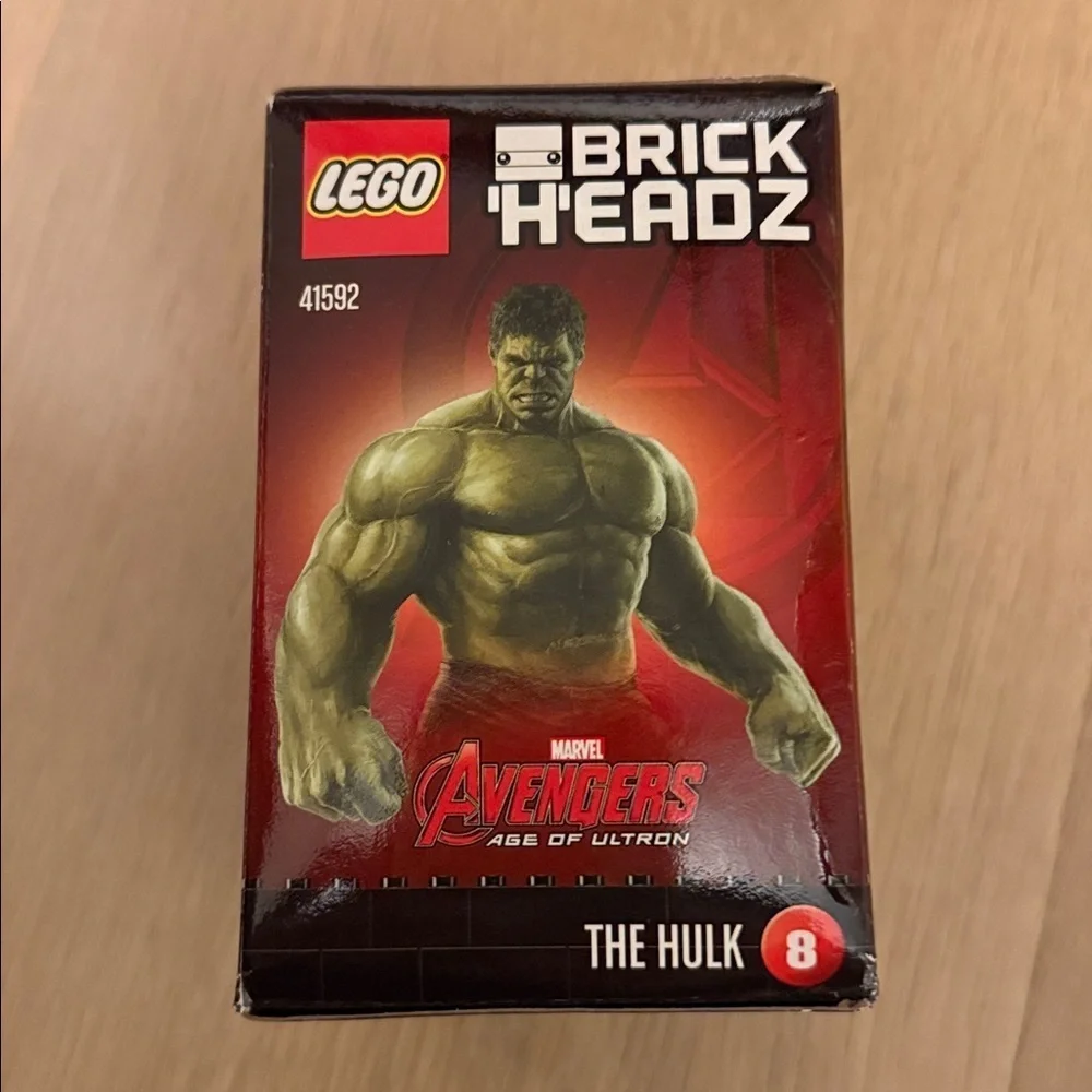 Lego brick headz the hulk set 41592 new in sealed box 93 pieces retired & rare!